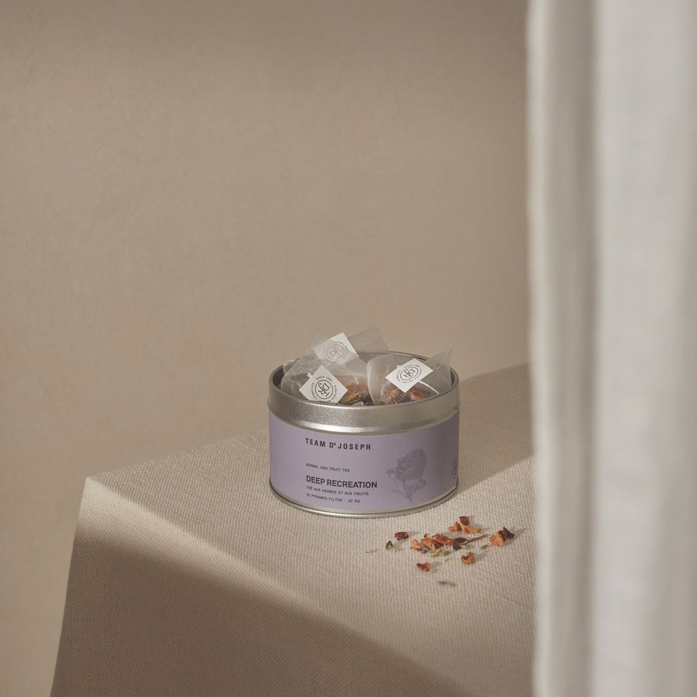 Deep Recreation - Entspannungstee von Team Dr Joseph - offene Dose
