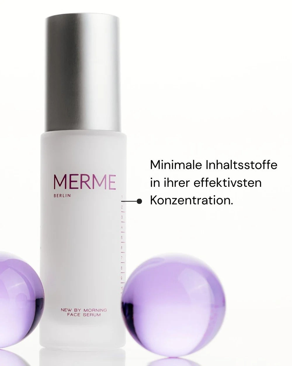 Mikroverkapseltes Retinal im MERME Berlin New by Morning Retinal Face Serum - Minimale Formulierung