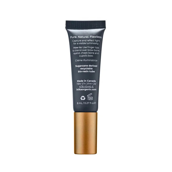 INIKA Organic Cream Illuminisor Pink Pearl - Freisteller Rückseite
