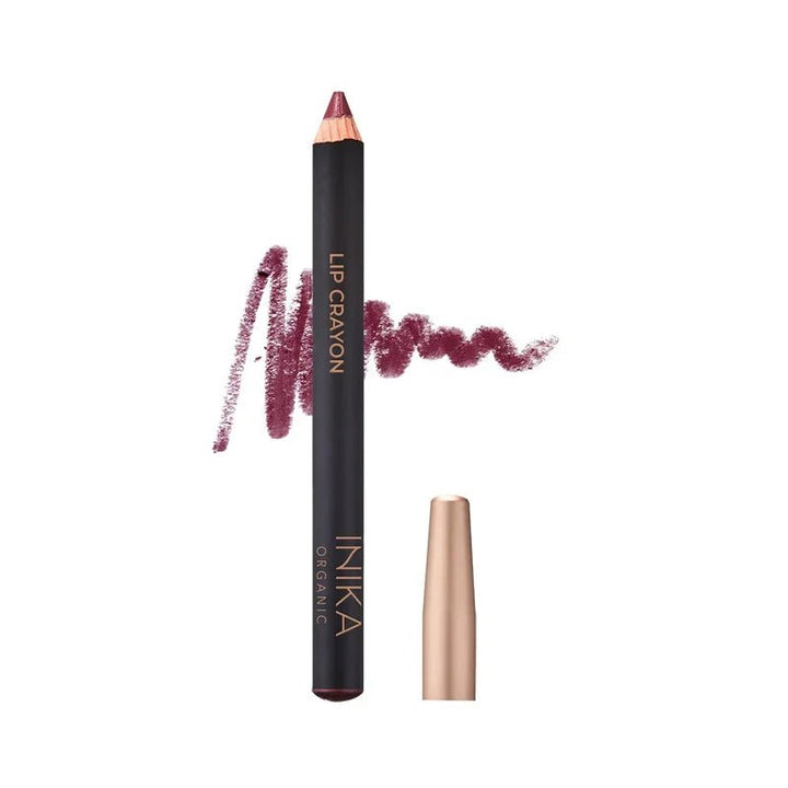 INIKA Organic Lip Crayon - Deep Plum
