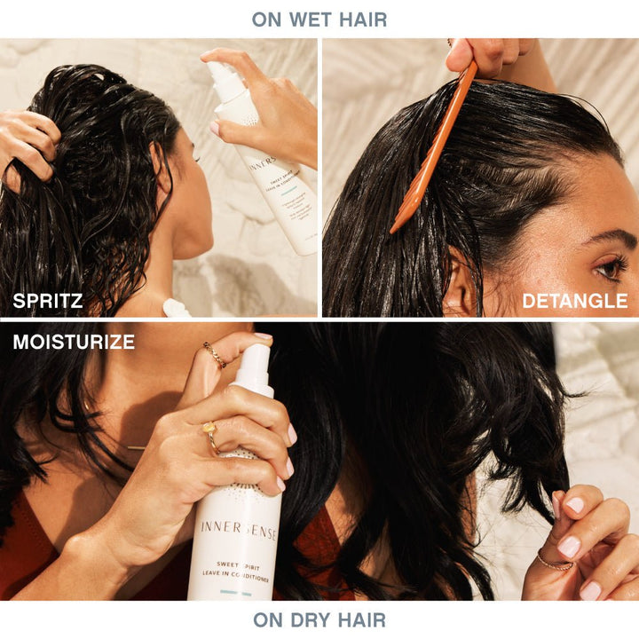 Innersense Sweet Spirit Leave In Conditioner - Application