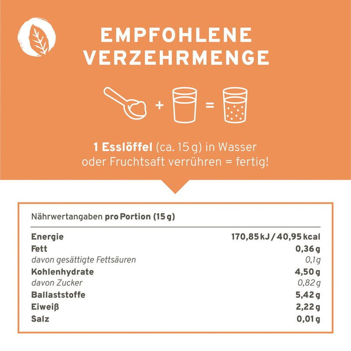Innonature Bio Kurkuma Gerstengras Mix Superfood - Verzehrempfehlung