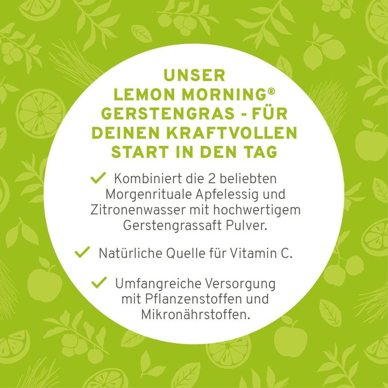 Bio Lemon Morning® Gerstengras: Stoffwechseldrink mit Vitamin C - Kombi