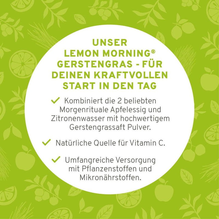 Bio Lemon Morning® Gerstengras: Stoffwechseldrink mit Vitamin C - Kombi
