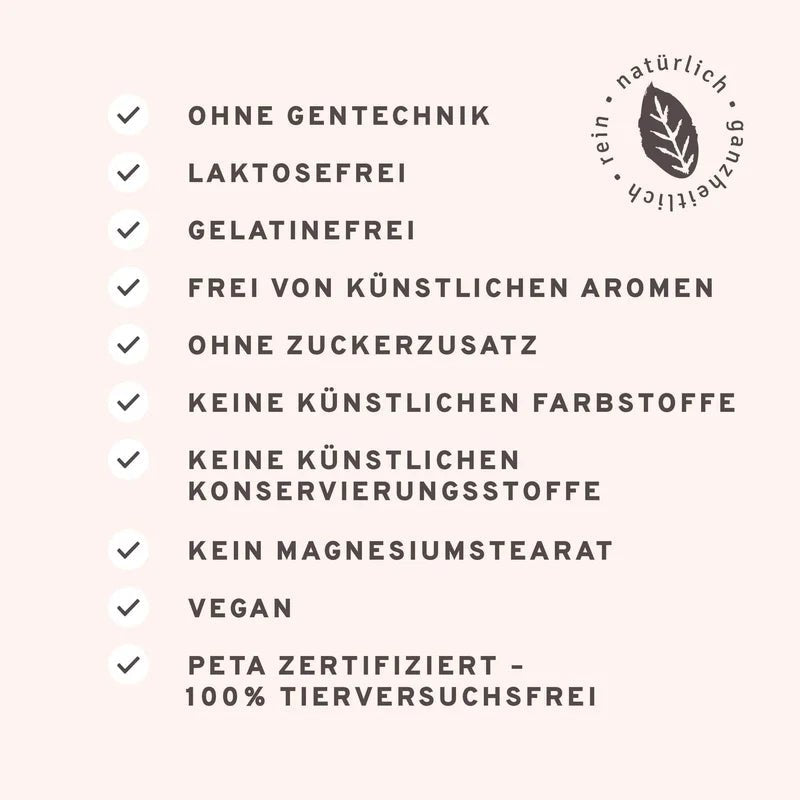 Innonature Bio schwarzes Maca-Extrakt Kapseln - Zertifikate