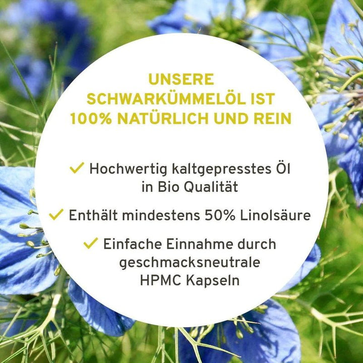 Innonature Bio Schwarzkümmelöl Kapseln - Natürlich