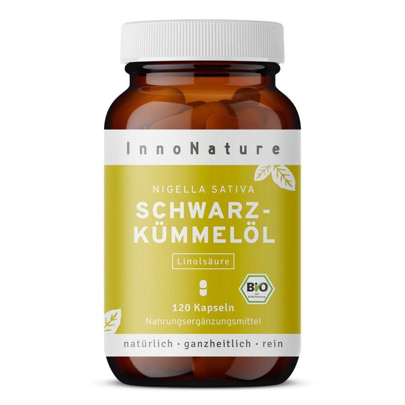 Innonature Bio Schwarzkümmelöl Kapseln - Freisteller