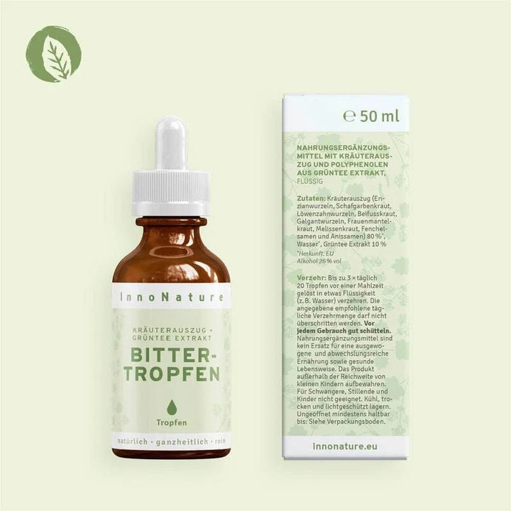 Innonature Bittertropfen: Pre Meal Drops - Verpackung
