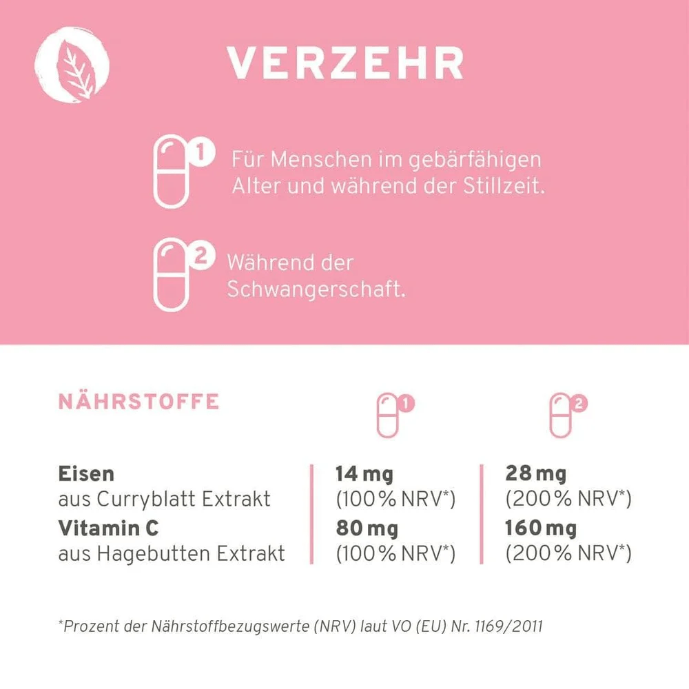 Eisen Kapseln 92,16 g - Blanda Beauty