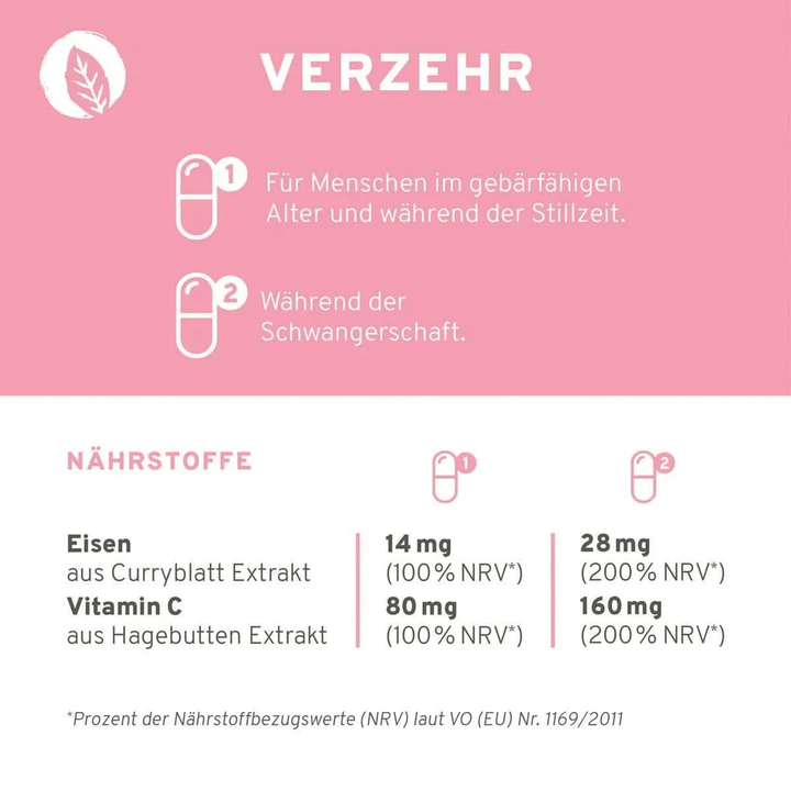 Eisen Kapseln 92,16 g - Blanda Beauty