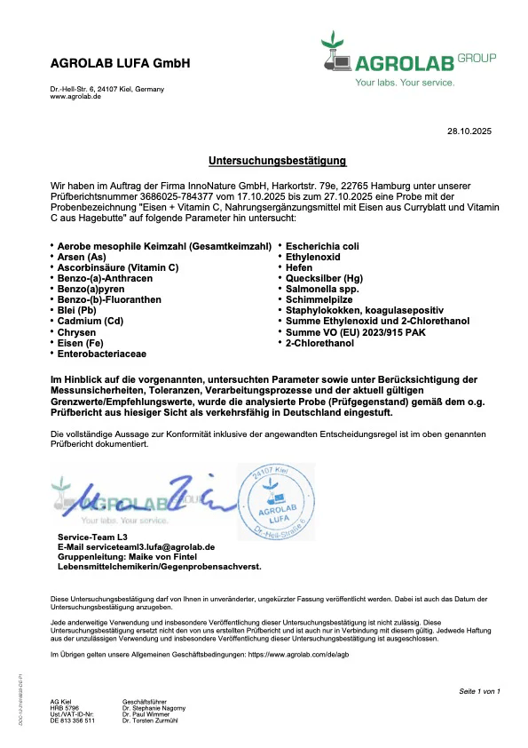 Eisen Kapseln 92,16 g - Blanda Beauty