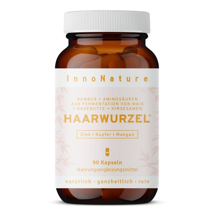 Innonature hair root capsules close up