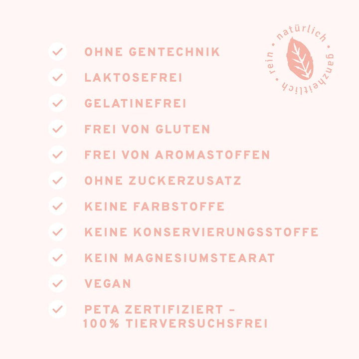 Haut-Haare-Nägel Kapseln Eigenschaften