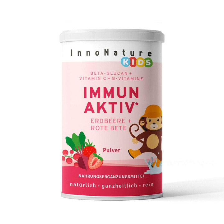 Innonature Immun Aktiv Kids Powder - Can white background