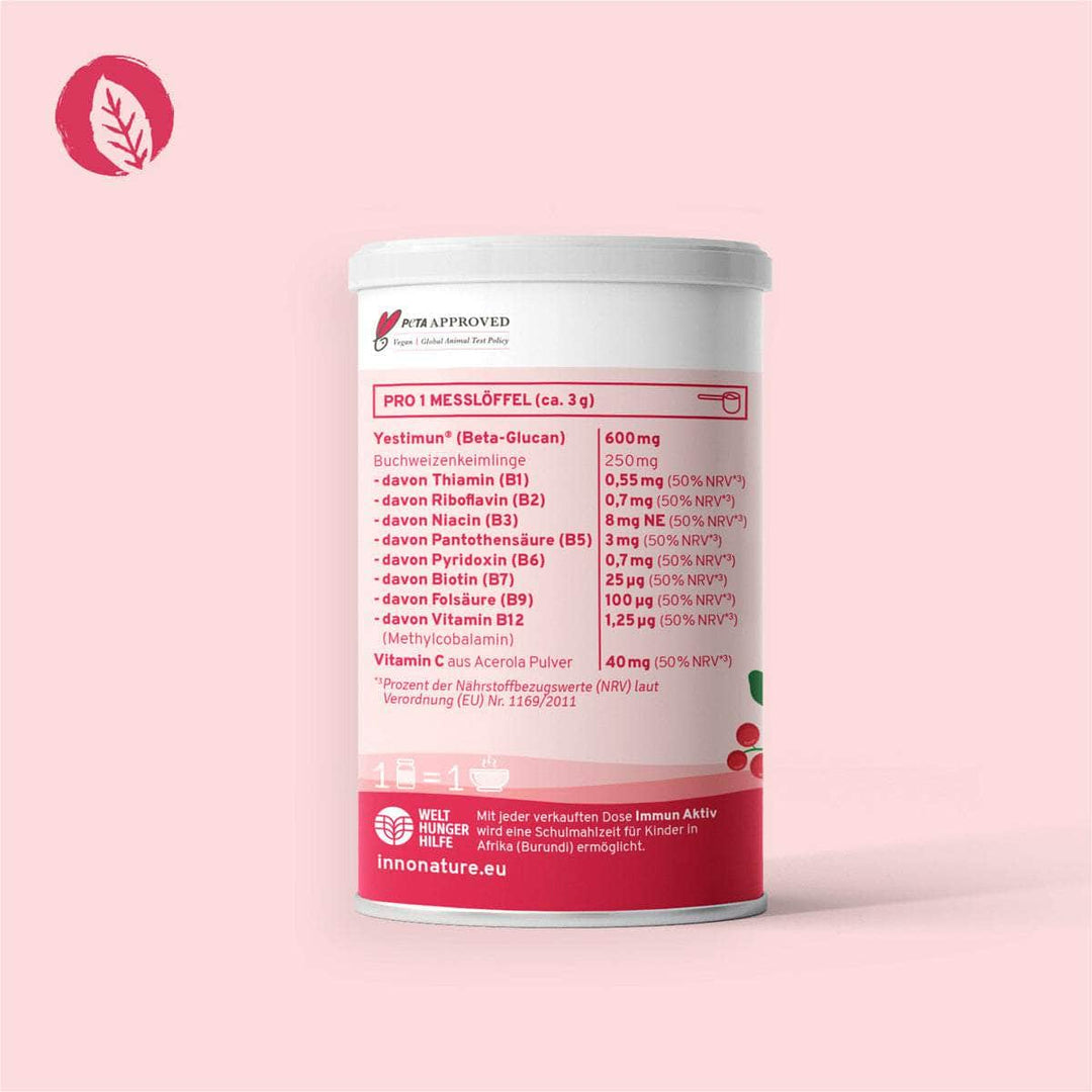 Innonature Immun Aktiv Kids Powder - Ingredients Back
