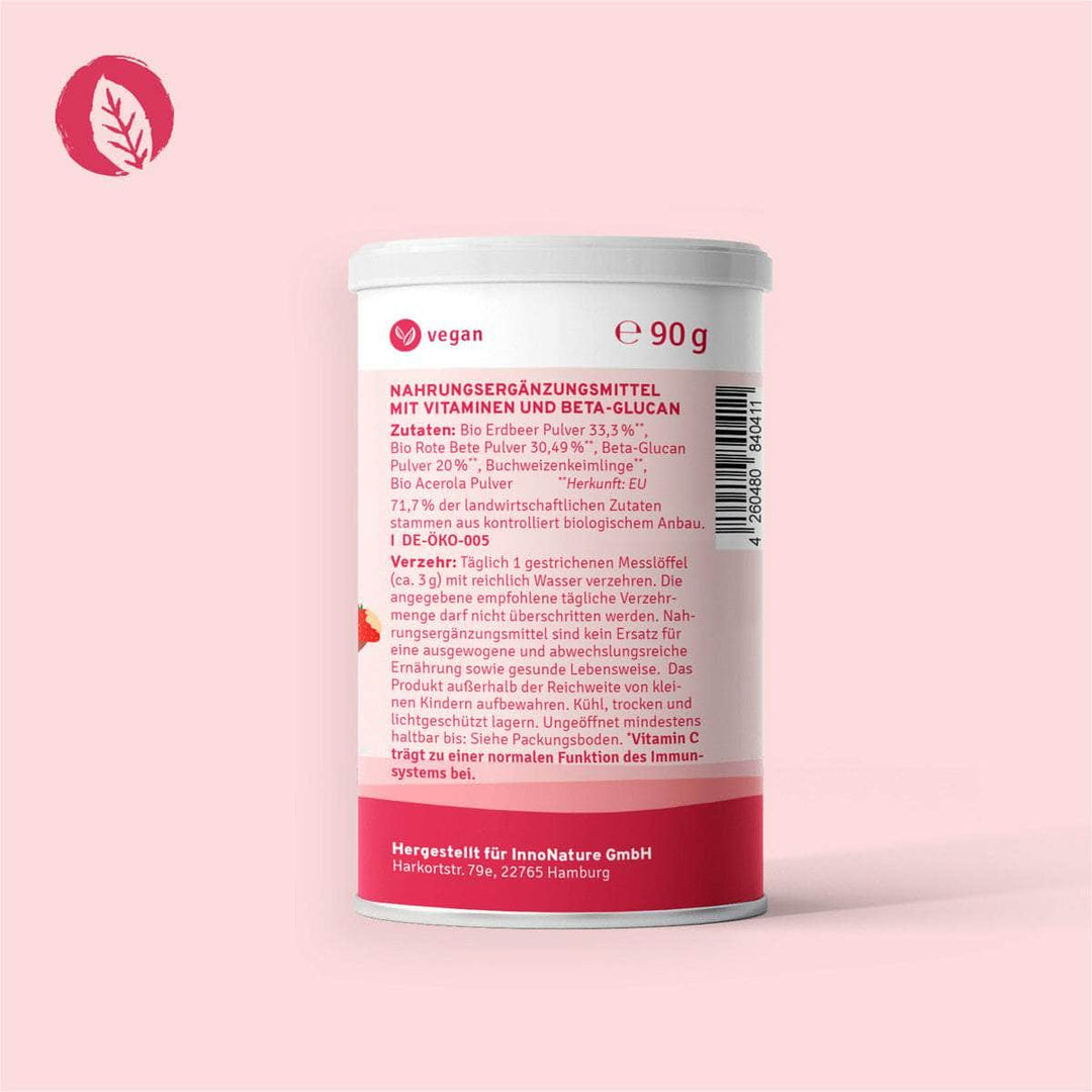 Innonature Immun Aktiv Kids Powder - Recommended Use Back