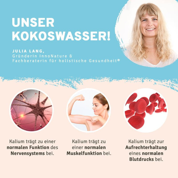 Innonature Kokoswasser Pulver - Wirkung