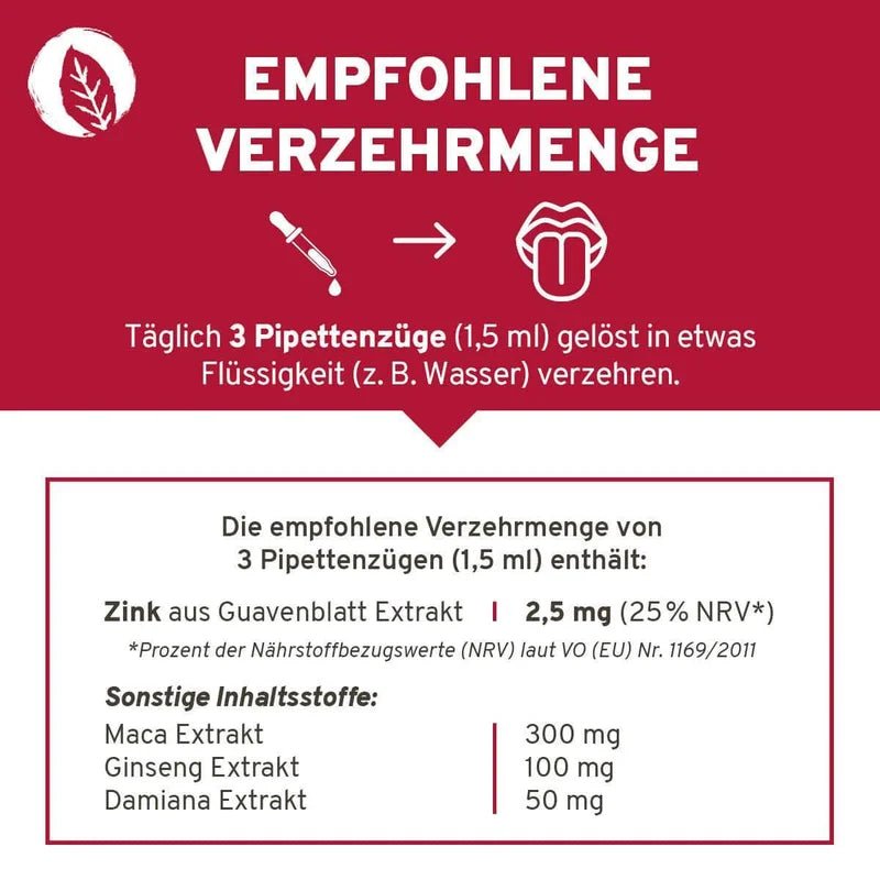 Innonature Love Tropfen - Verzehrmenge