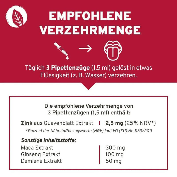 Innonature Love Tropfen - Verzehrmenge