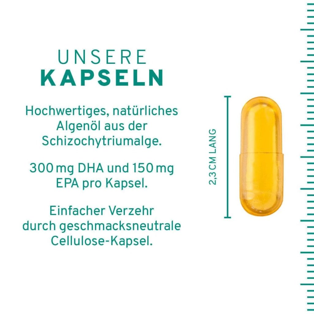 Omega 3 2:1 DHA/EPA 60 Kapseln 50,4 g - Blanda Beauty