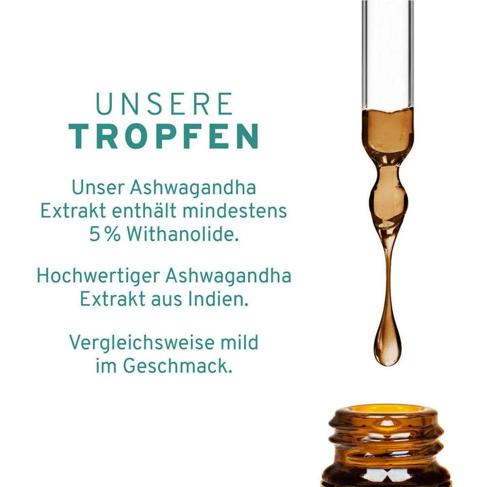 Ashwagandha Wurzel Extrakt Tropfen von InnoNature - Inhaltsstoffe