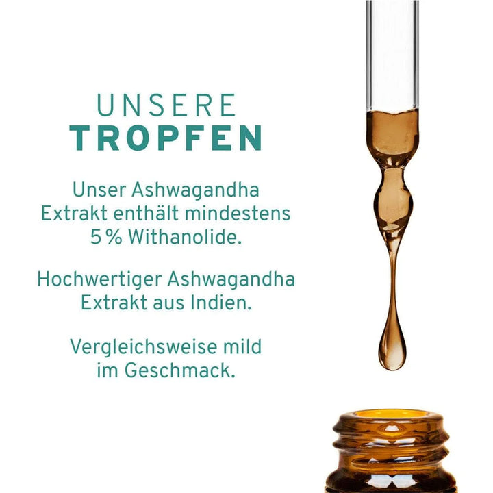 Ashwagandha Wurzel Extrakt Tropfen von InnoNature - Inhaltsstoffe