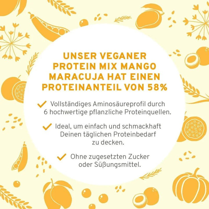 Innonature Veganer Protein Mix Mango Maracuja - Vorteile