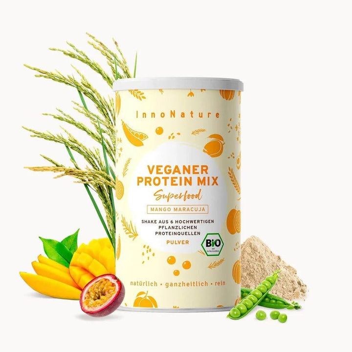 Innonature Veganer Protein Mix Mango Maracuja - Produktfoto