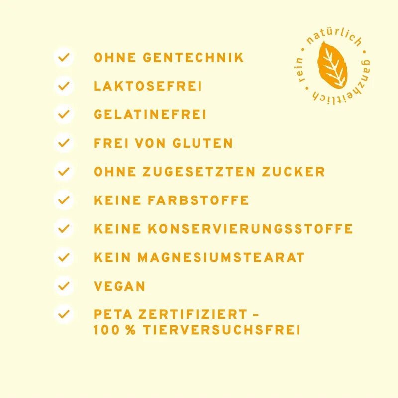 Innonature Veganer Protein Mix Mango Maracuja - Zertifikate