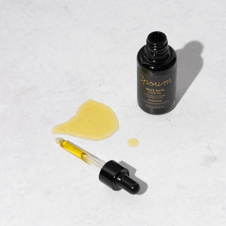 Ipsum Best Skin Aceite facial enriquecedor - textura del aceite facial