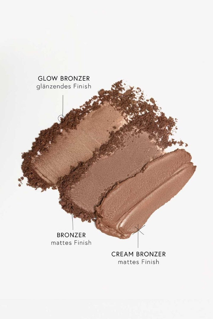 Jacks Beauty Line Bronzer Refill - Muestras de bronceador, bronceador luminoso y bronceador en crema en comparación