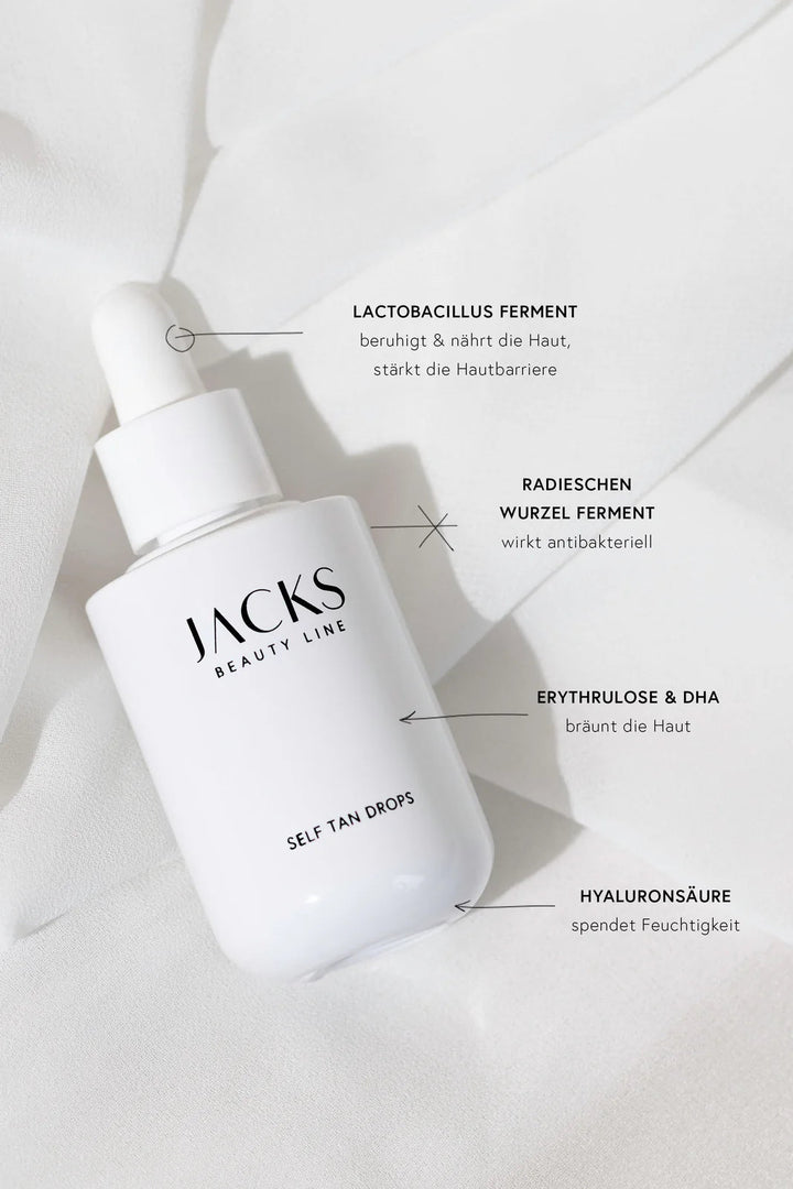 Jacks Beauty Line Self Tan Drops - Wirkstoffe