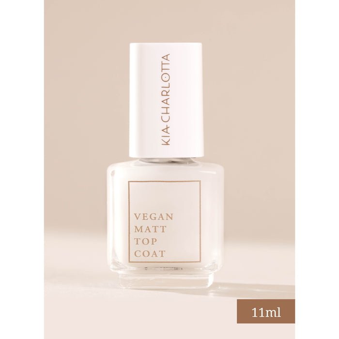 Kia Charlotta Top Coat Matt - beige background