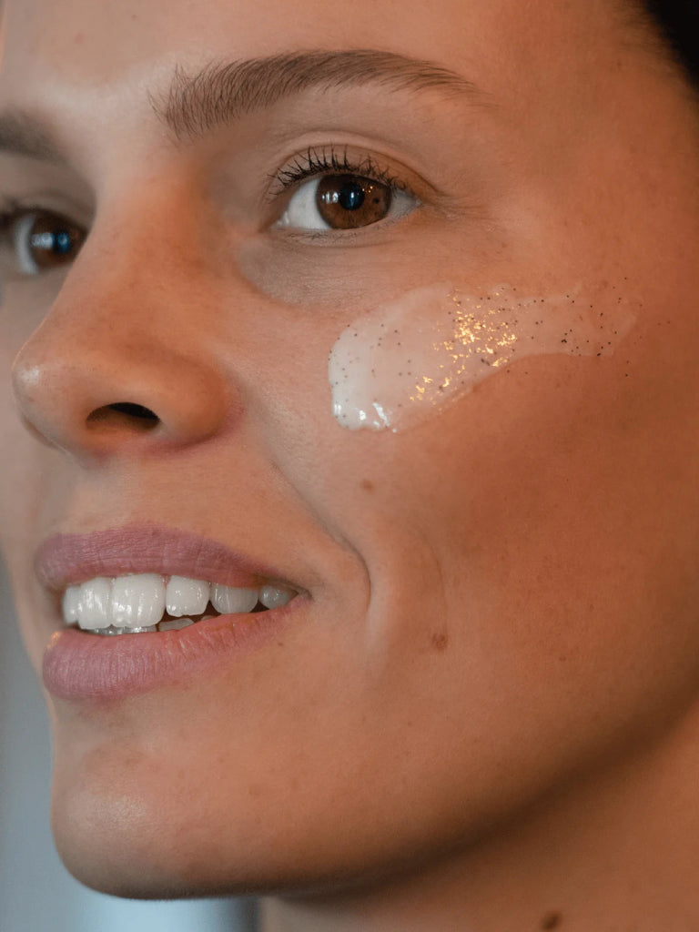 Vanilla Sweet Lotion Cleanser on skin