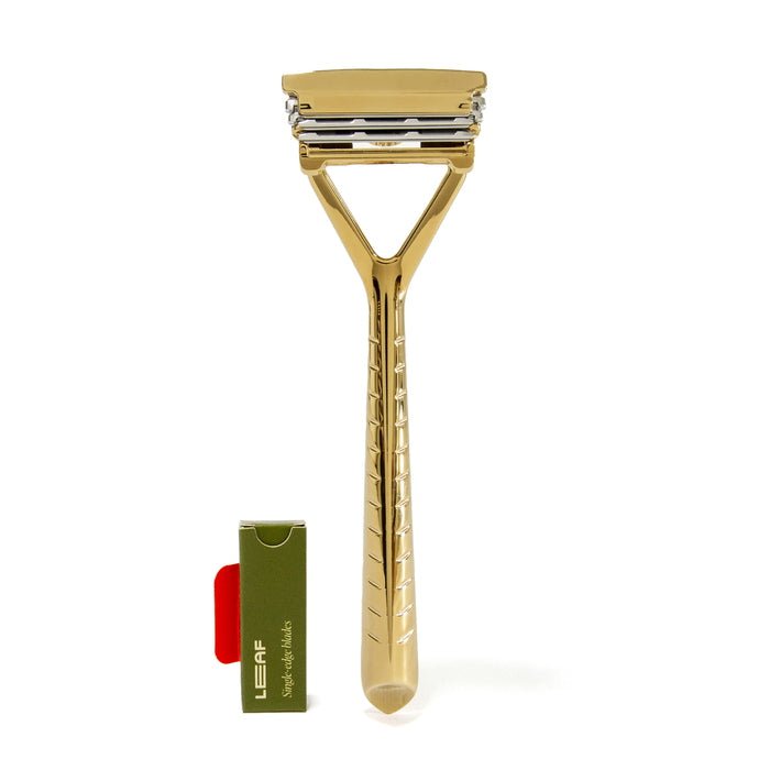 The Leaf Razor Gold – Blanda Beauty