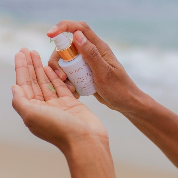 Leahlani Aqua A Retinoid Renewing Serum Close up texture
