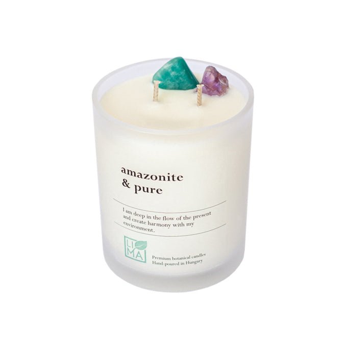 Lima Cosmetics Amazonite & Pure Kristallkerze