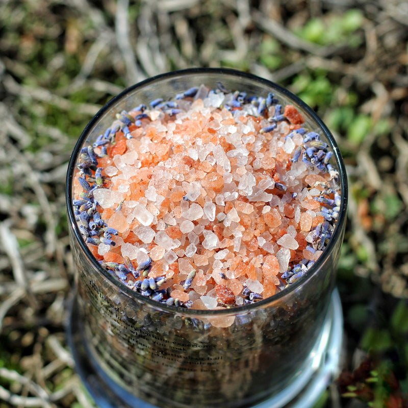 Tranquil Isle Relaxing Bath Salts close up