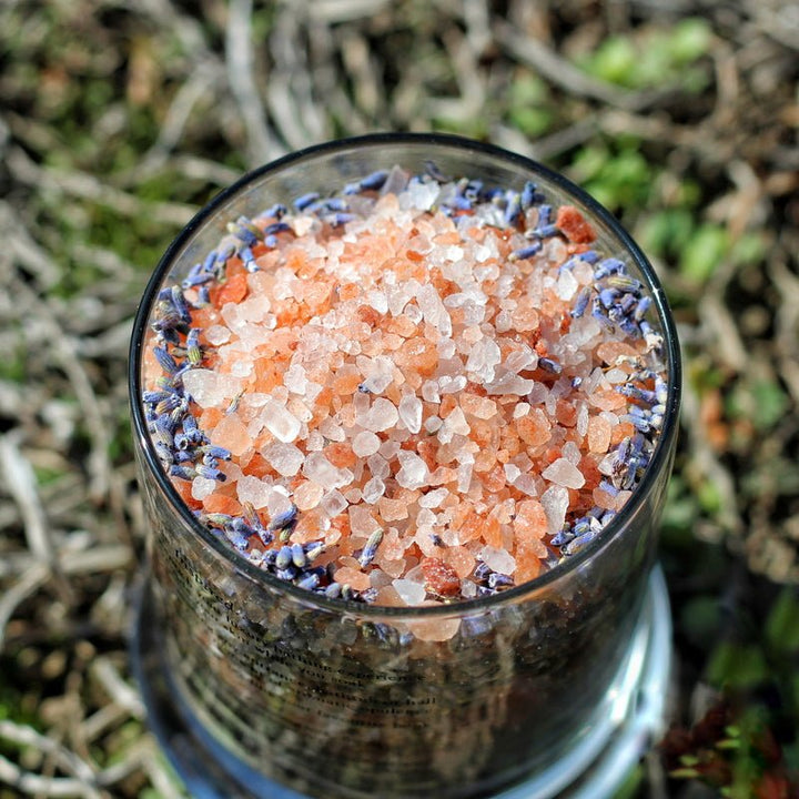 Tranquil Isle Relaxing Bath Salts close up