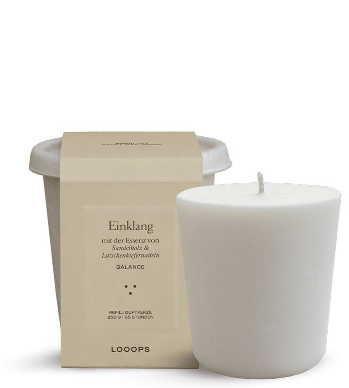 Looops Einklang Duftkerze Refill