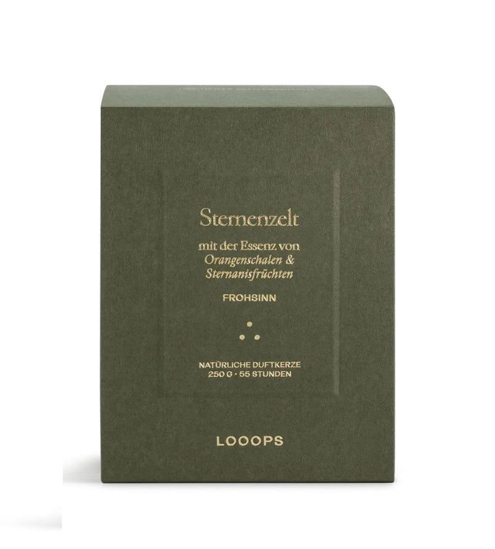 Starry Sky Scented Candle Limited Winter Edition Packaging
