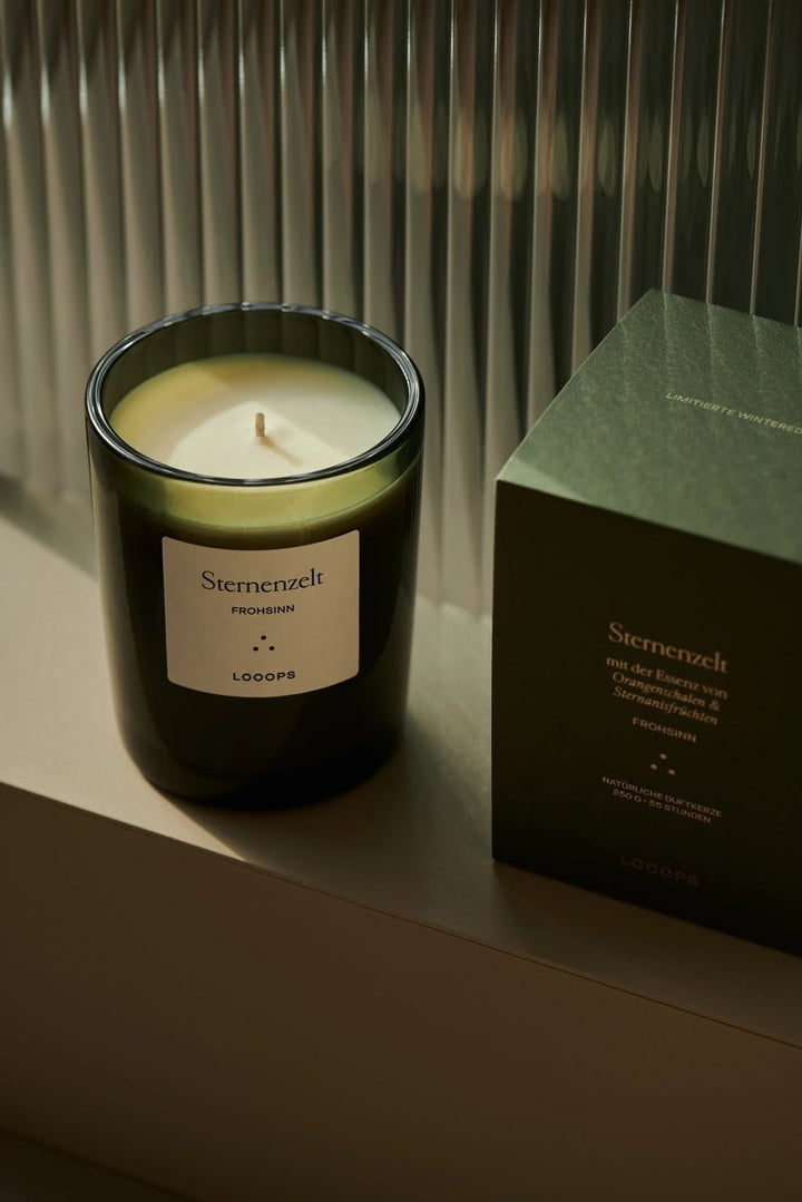 Burning Candle Starry Sky Mood