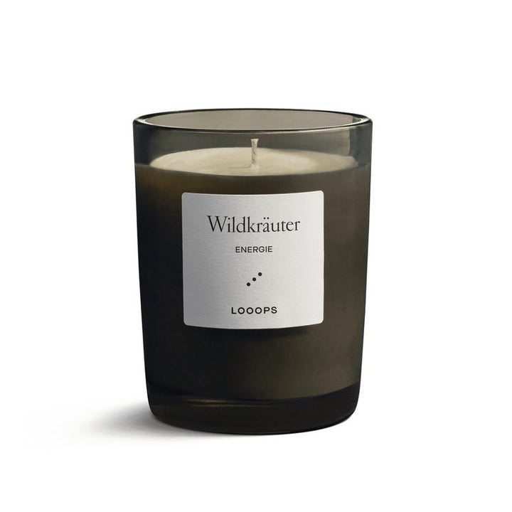 Looops Wild Herbs Scented Candle - Cutout 250 g without lid