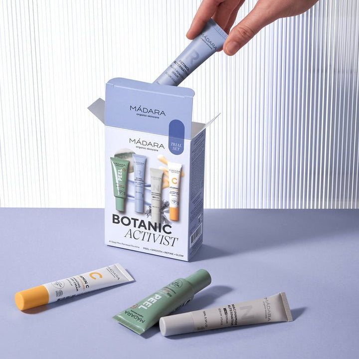 Botanic Activist 4-Step Mini Renewal Routine - open box