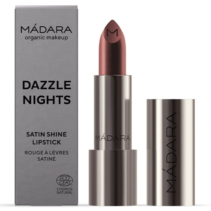 Dazzle Nights Satin Shine Lipstick Rust Box