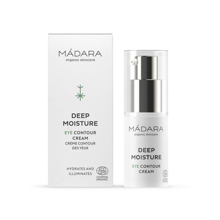 Mádara Deep Moisture Eye Contour Cream - Freisteller mit Verpackung