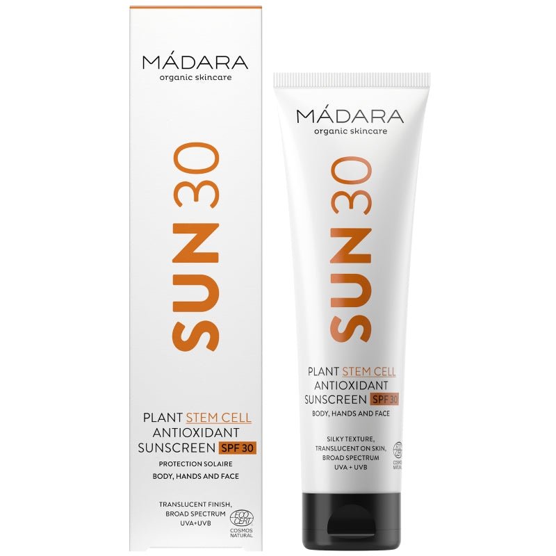 Mádara Plant Stem Cell Antioxidant Sunscreen SPF 30 Packaging