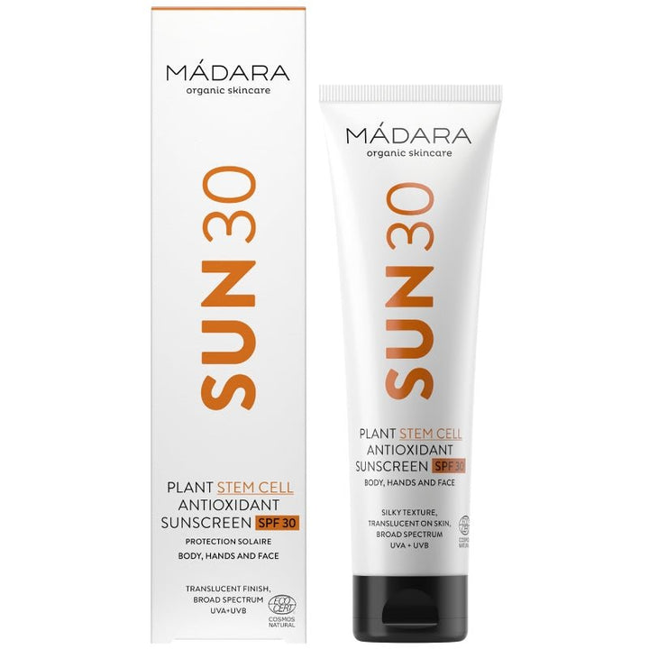 Mádara Plant Stem Cell Antioxidant Sunscreen SPF 30 Packaging