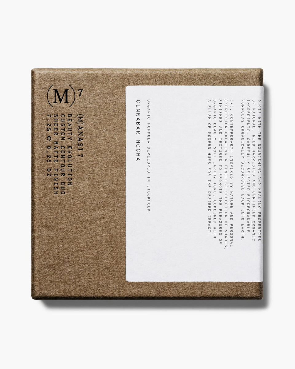 Manasi 7 Custom Contour Duo Cinnabar Mocha packaging