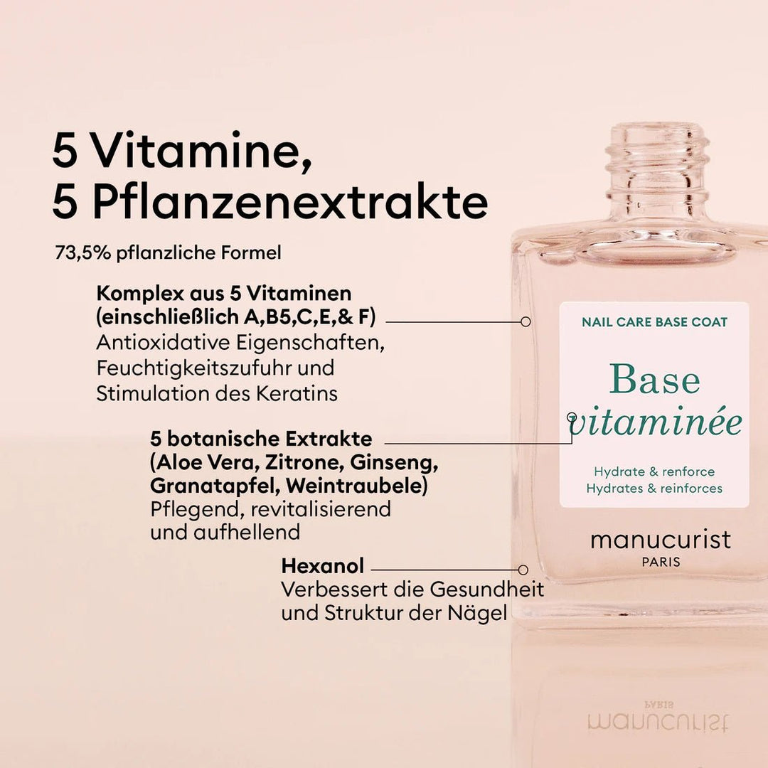 Base Coat Vitaminée 15 ml - Blanda Beauty